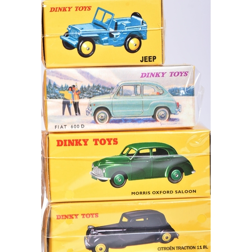 162 - Diecast - a collection of x12 Atlas Edition reissue Dinky Toys diecast model cars to include; 552 Ch... 