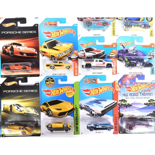 164 - Hot Wheels - Mattel - a collection of x20 assorted 2010s Mattel made HotWheels carded diecast models... 