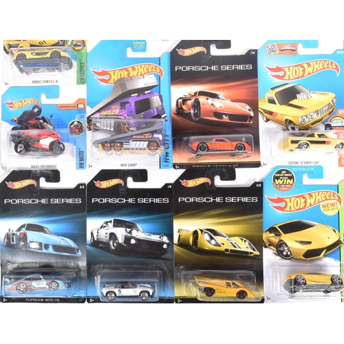 164 - Hot Wheels - Mattel - a collection of x20 assorted 2010s Mattel made HotWheels carded diecast models... 