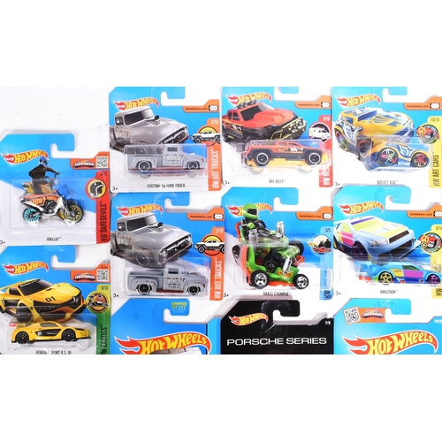 164 - Hot Wheels - Mattel - a collection of x20 assorted 2010s Mattel made HotWheels carded diecast models... 