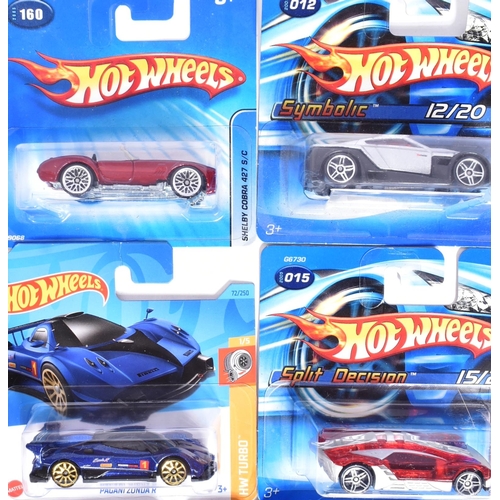 185 - Hot Wheels - Mattel - a collection of x25 assorted early 2000s Mattel made HotWheels carded diecast ... 