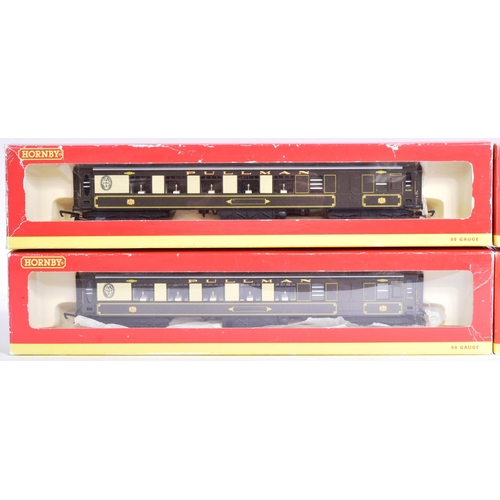 188 - Model Railway - a collection of x4 vintage Hornby OO gauge trainset Pullman Cars, to include: x2 R23... 