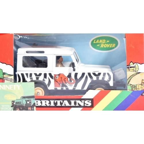 191 - Diecast - a collection of x3 vintage Britains diecast models comprising; 9782 Military Land Rover 95... 