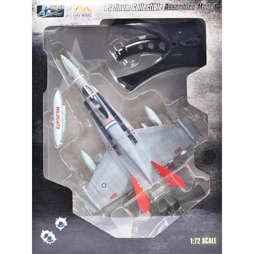 192 - Diecast - a collection of x12 Winged Ace Easy Model 1/72 scale aircraft models, to include: F-16A/C,... 