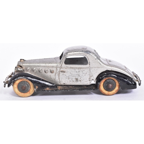 210 - Tootsietoy - a pre-War c1930s USA made Tootsietoy diecast model LaSelle Coupe. Silver, with black ch... 