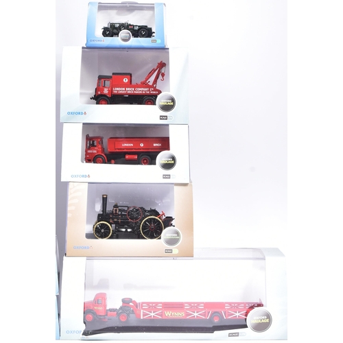 215 - Diecast - a collection of assorted 1/76 scale Oxford diecast models from the Haulage, Agriculture an... 