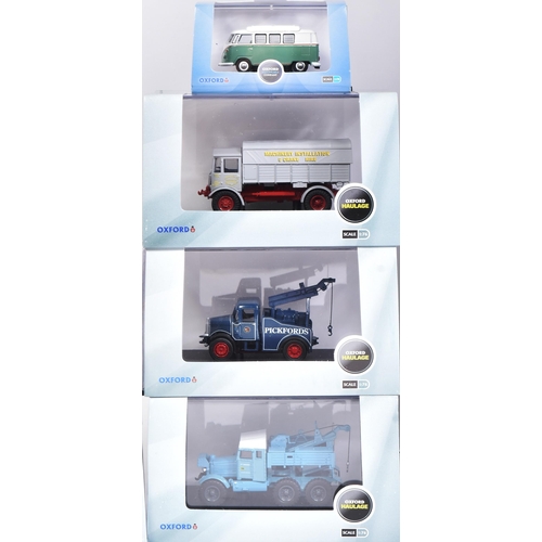 215 - Diecast - a collection of assorted 1/76 scale Oxford diecast models from the Haulage, Agriculture an... 