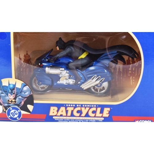 216 - Batman - a collection of x6 Corgi made DC Comics Batman diecast model vehicles to include;1940's Bat... 