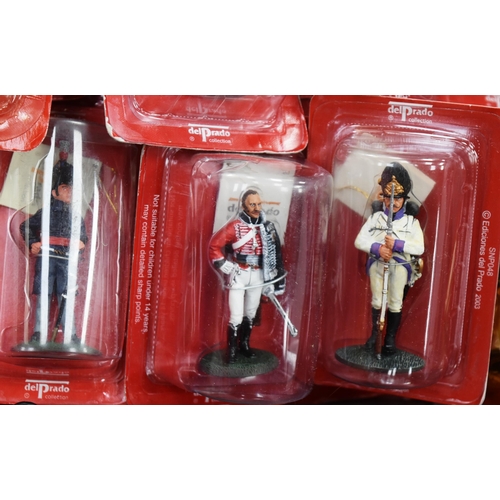 220 - Toy Soldiers - a collection of x100 assorted Del Prado made lead toy soldiers. The highly detailed s... 