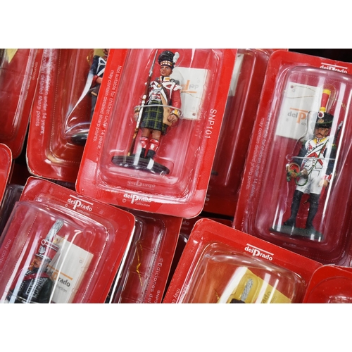 220 - Toy Soldiers - a collection of x100 assorted Del Prado made lead toy soldiers. The highly detailed s... 