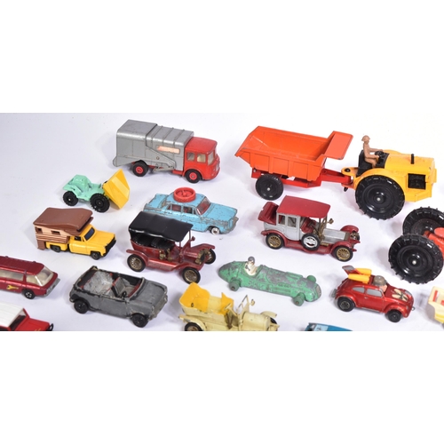 223 - Diecast - a collection of assorted vintage diecast model cars and other vehicles to include Corgi To... 