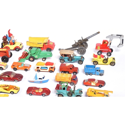 223 - Diecast - a collection of assorted vintage diecast model cars and other vehicles to include Corgi To... 