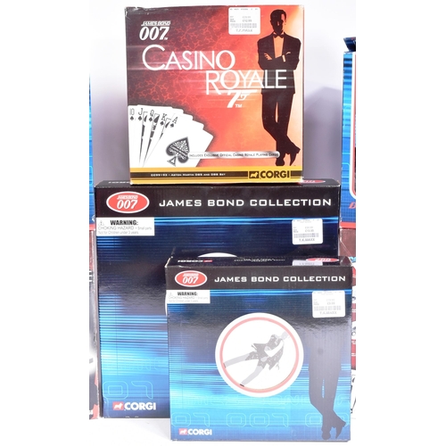 225 - Diecast - a collection of Corgi made 007 James Bond diecast model gift sets to include; Casino Royal... 