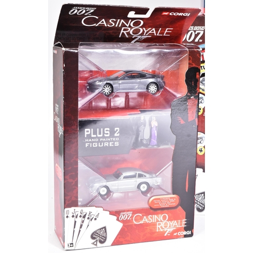 225 - Diecast - a collection of Corgi made 007 James Bond diecast model gift sets to include; Casino Royal... 