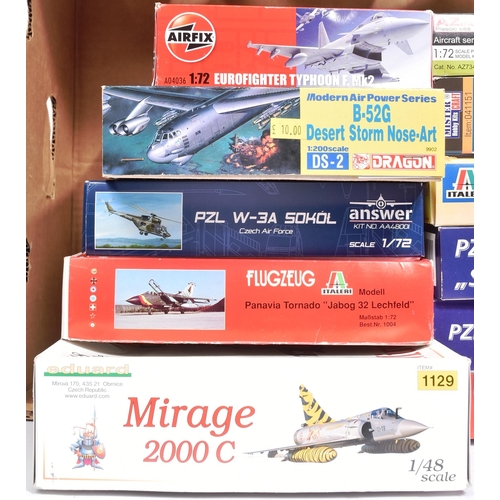 227 - Model Kits - a collection of x11 vintage aircraft model kits, to include: Eduard limited edition Mir... 