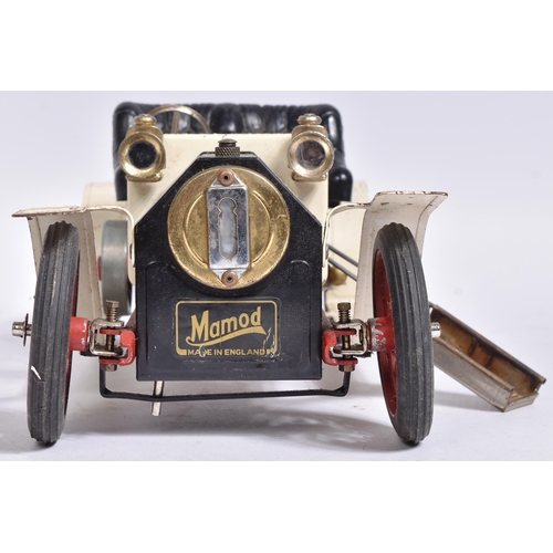 232 - Live Steam - an original vintage Mamod steam car model No. SA1 ' Cream Steam Roadster '. A solid fue... 