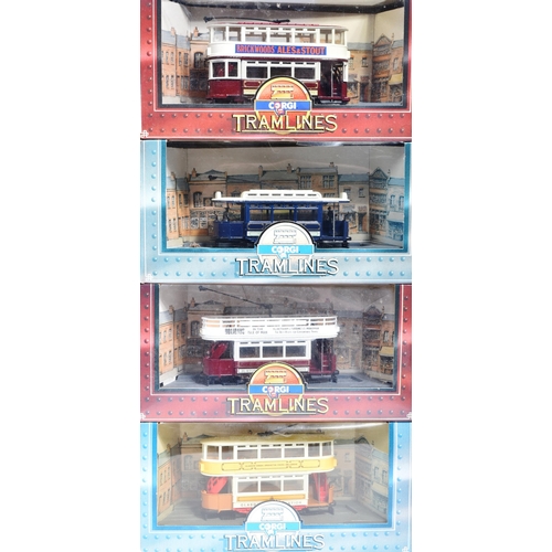 233 - Diecast - a collection of x13 Corgi Tramlines diecast, to include: No. C991/1 London City Council Tr... 