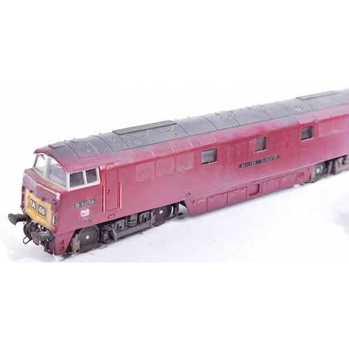 235 - Model Railway - a collection of x4 OO gauge trainset locomotive engines from various makers, compris... 