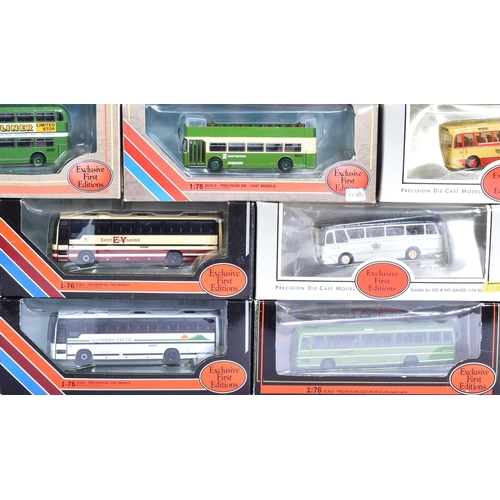 238 - Diecast - a collection of x12 Gilbow EFE Exclusive First Editions boxed diecast model buses to inclu... 