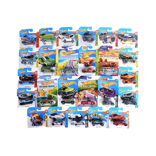 243 - Hot Wheels - Mattel - a collection of x20 assorted 2010s Mattel made HotWheels carded diecast models... 