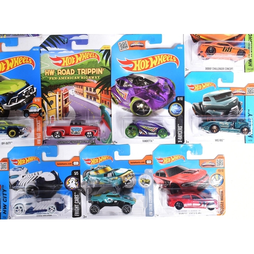 243 - Hot Wheels - Mattel - a collection of x20 assorted 2010s Mattel made HotWheels carded diecast models... 