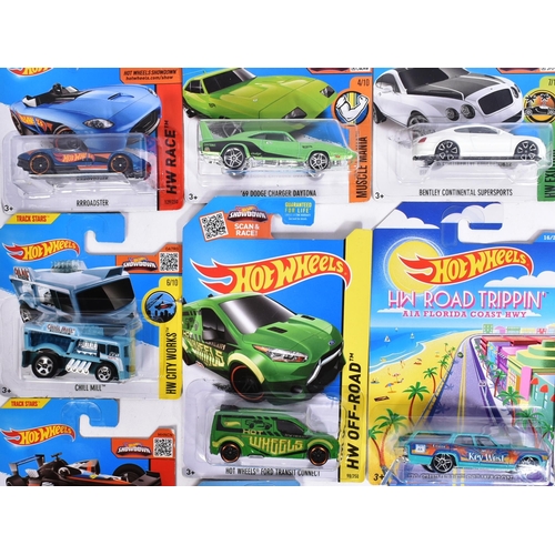 243 - Hot Wheels - Mattel - a collection of x20 assorted 2010s Mattel made HotWheels carded diecast models... 