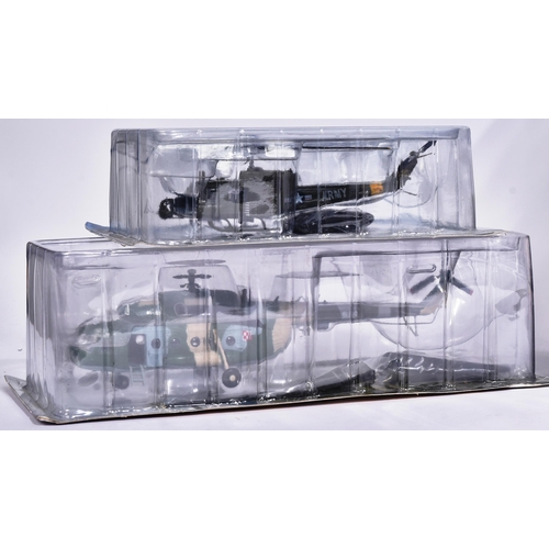 247 - Diecast - collection of x7 vintage helicopter diecast from AMER/COM and Easy Model. To include: a Po... 