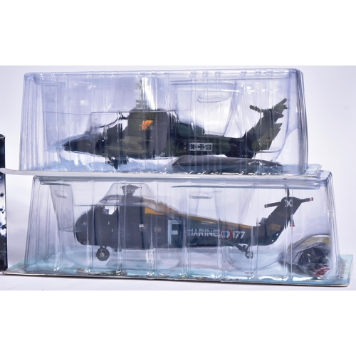 247 - Diecast - collection of x7 vintage helicopter diecast from AMER/COM and Easy Model. To include: a Po... 