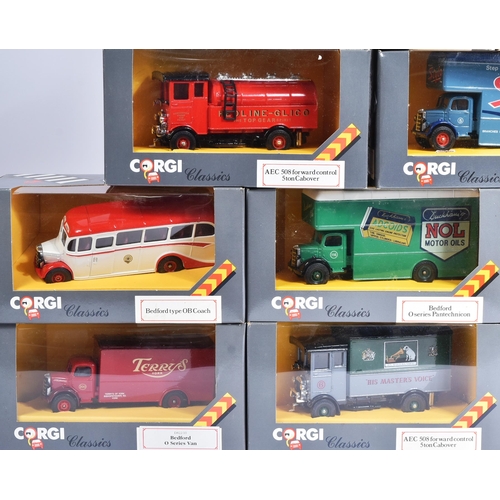 249 - Diecast - a collection of x20 vintage Corgi diecast models to include; C858/11 Thornycroft J Type Bu... 