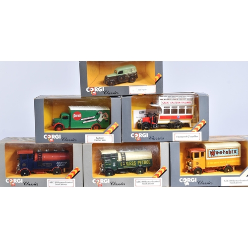 249 - Diecast - a collection of x20 vintage Corgi diecast models to include; C858/11 Thornycroft J Type Bu... 