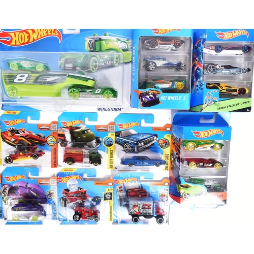 255 - Hot Wheels - Mattel - a collection of x25 assorted 2010s Mattel made HotWheels carded diecast models... 