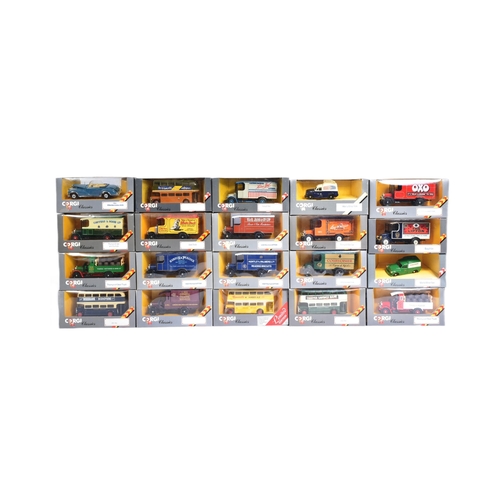 262 - Diecast - a collection of x20 vintage Corgi diecast models to include; 806 1956 Mercedes 300S, 834 1... 