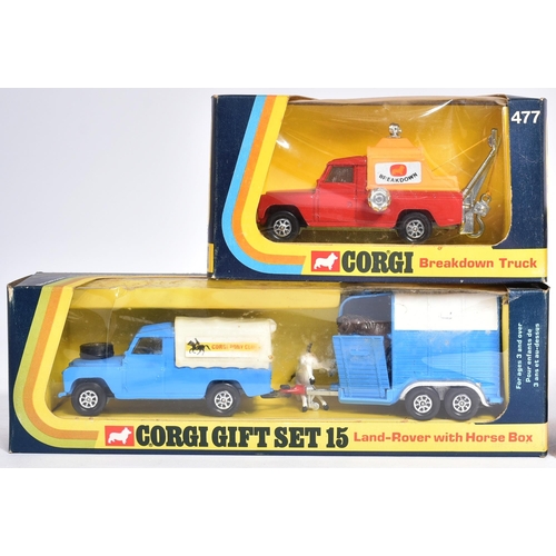 263 - Diecast - a collection of x6 vintage Corgi diecast models to include; Gift Set No. 45 Royal Canadian... 