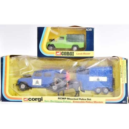 263 - Diecast - a collection of x6 vintage Corgi diecast models to include; Gift Set No. 45 Royal Canadian... 