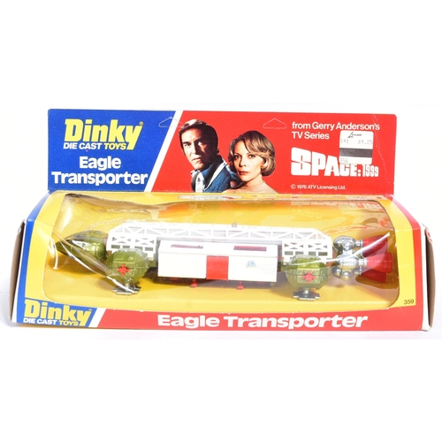 27 - Diecast - a vintage Dinky No. 359 Eagle Transporter from Gerry Anderson's Space: 1999. Housed within... 