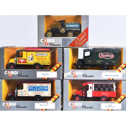 271 - Diecast - a collection of x17 vintage Corgi diecast models to include; C821 1929 Thornycroft, C634 L... 