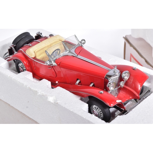 277 - Diecast - a collection of x3 Franklin Mint 1/24 scale boxed diecast model cars comprising; Mercedes ... 