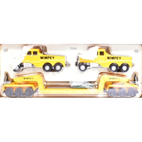 295 - Diecast - a collection of x4 Corgi diecast haulage and construction vehicles comprising; Wimpey Scam... 