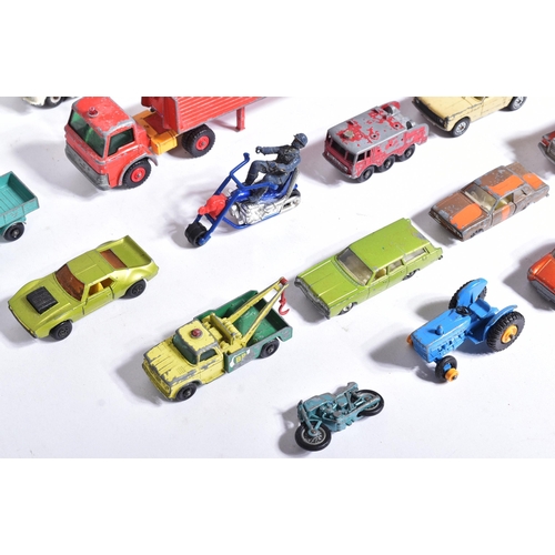 309 - Diecast - a collection of vintage unboxed diecast model cars to include; Corgi 1/18 John Player Spec... 