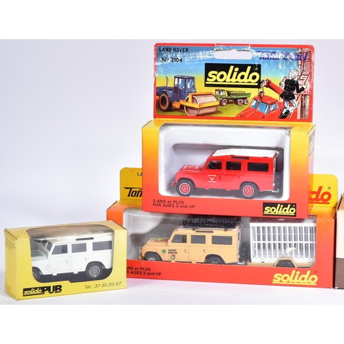 311 - Diecast - a collection of x7 Solido Land Rover diecast, to include Land Rover No. 6039 from Collecti... 