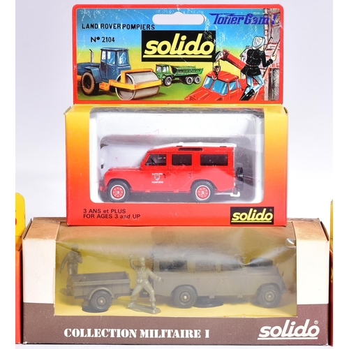 311 - Diecast - a collection of x7 Solido Land Rover diecast, to include Land Rover No. 6039 from Collecti... 