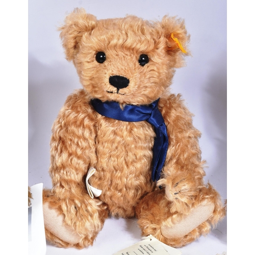 332 - Teddy Bears - a collection of x5 German Steiff made soft toy teddy bears comprising; 654541 Father b... 