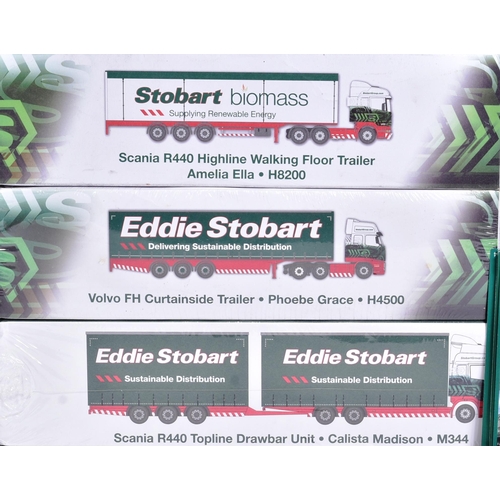 339 - Diecast - a collection of x15 assorted Atlas Edition Eddie Stobart boxed diecast haulage models to i... 