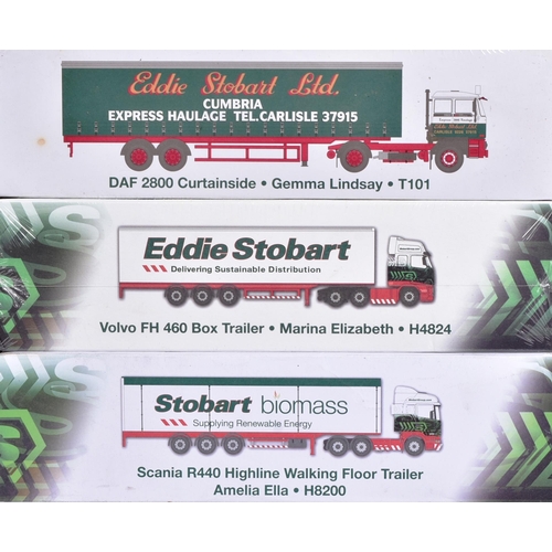 339 - Diecast - a collection of x15 assorted Atlas Edition Eddie Stobart boxed diecast haulage models to i... 