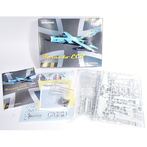 34 - Models - a collection of x3 Czech made ' Eduard ' 1/48 scale plastic model kits of aviation interest... 