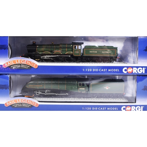 341 - Corgi Rail Legends - a collection of x8 Corgi ' Rail Legends ' 1/120 scale boxed diecast model railw... 