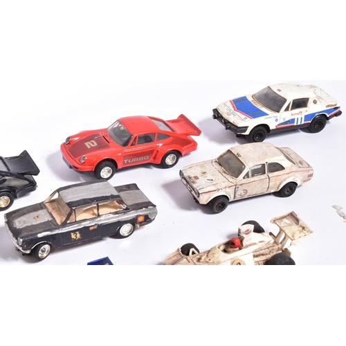 343 - Scalextric - a collection of x14 vintage Triang / Tri-ang Scalextric slot car racing cars to include... 