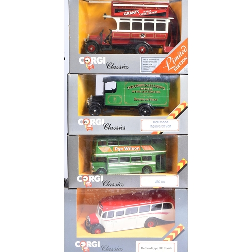 344 - Diecast - a collection of x20 vintage Corgi diecast models to include; 975 Thornycroft Bus, 925 1926... 