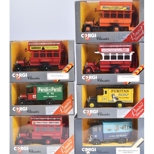 344 - Diecast - a collection of x20 vintage Corgi diecast models to include; 975 Thornycroft Bus, 925 1926... 