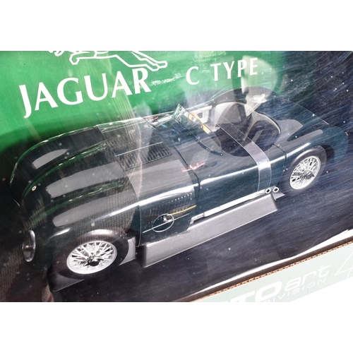 345 - Diecast - an original Autoart ' Classic Division ' 1/18 scale boxed diecast model No. 73500 Jaguar C... 